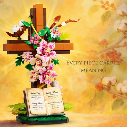 Cross & Bible Building Block Set - DIY
